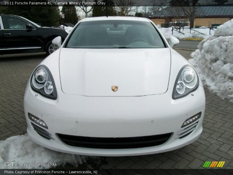 Carrara White / Platinum Grey 2011 Porsche Panamera 4S