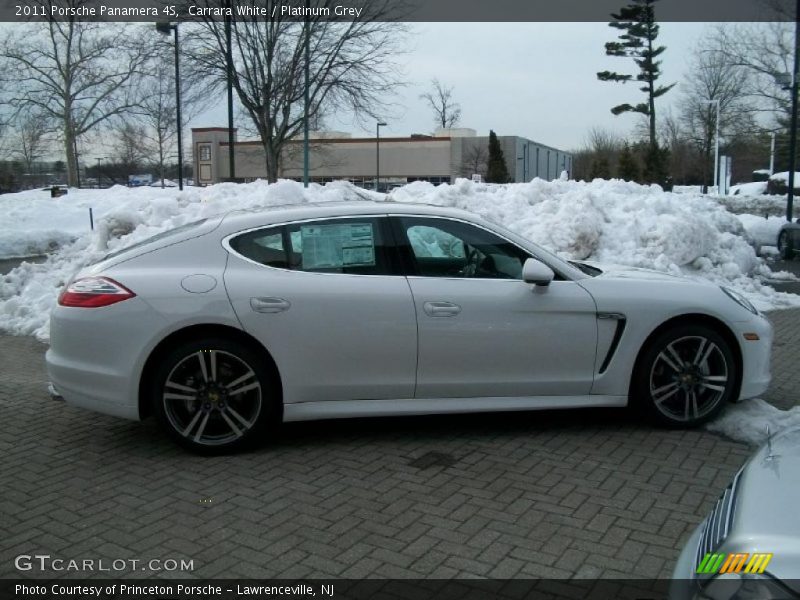 Carrara White / Platinum Grey 2011 Porsche Panamera 4S