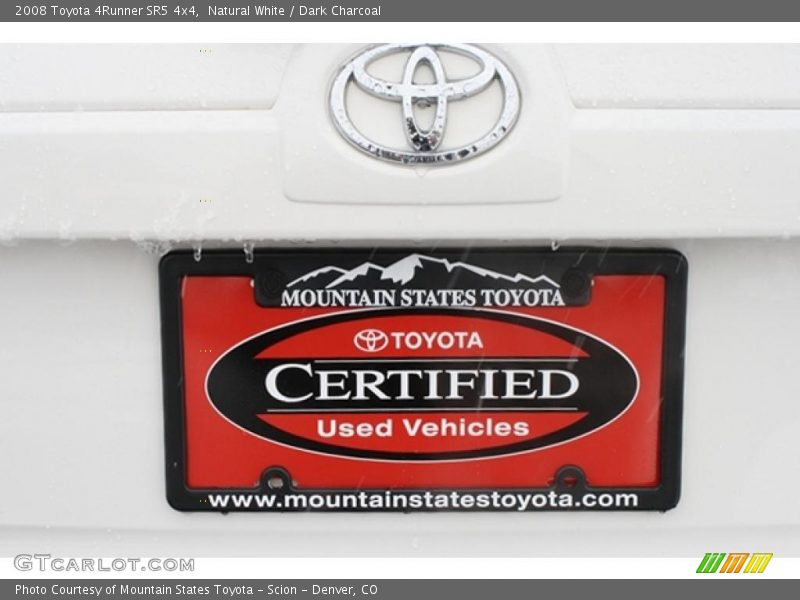 Natural White / Dark Charcoal 2008 Toyota 4Runner SR5 4x4