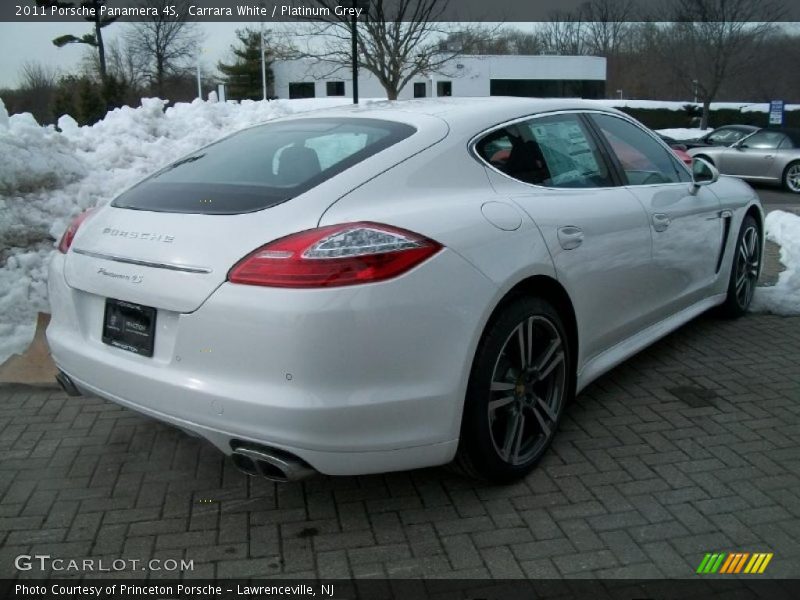 Carrara White / Platinum Grey 2011 Porsche Panamera 4S
