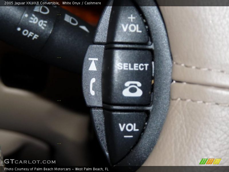 White Onyx / Cashmere 2005 Jaguar XK XK8 Convertible