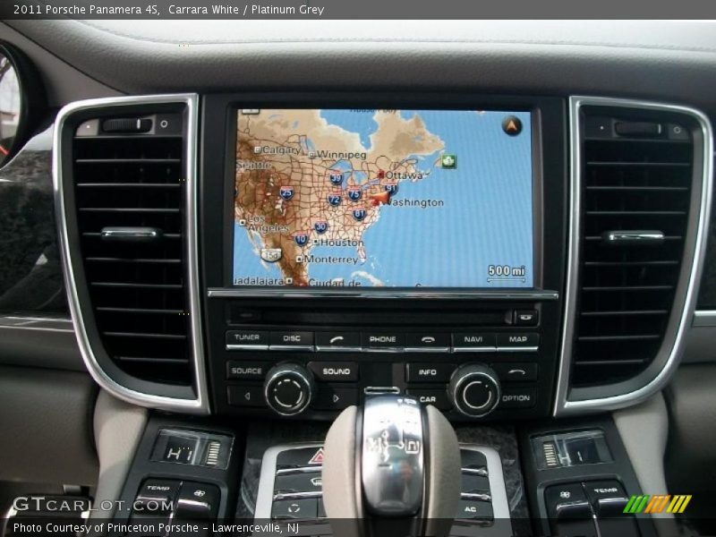 Navigation of 2011 Panamera 4S