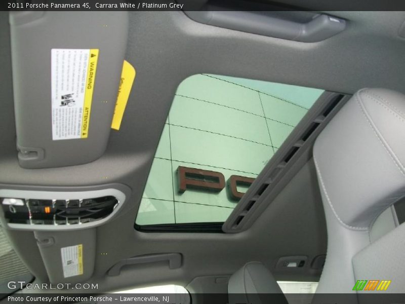 Carrara White / Platinum Grey 2011 Porsche Panamera 4S