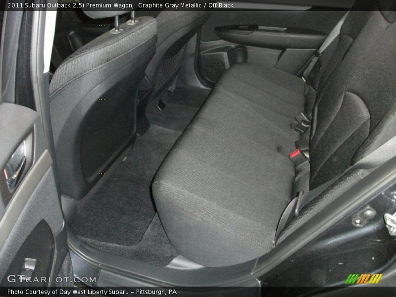Graphite Gray Metallic / Off Black 2011 Subaru Outback 2.5i Premium Wagon
