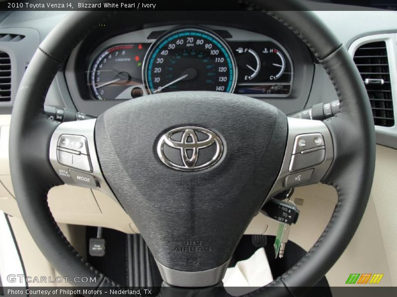  2010 Venza I4 Steering Wheel