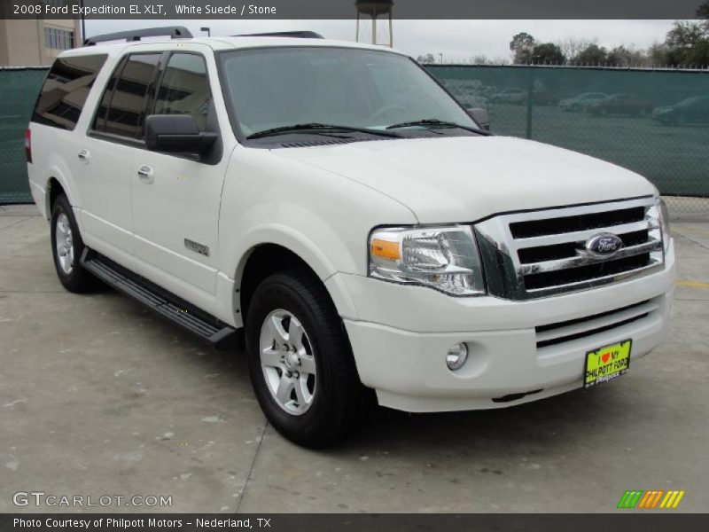 White Suede / Stone 2008 Ford Expedition EL XLT