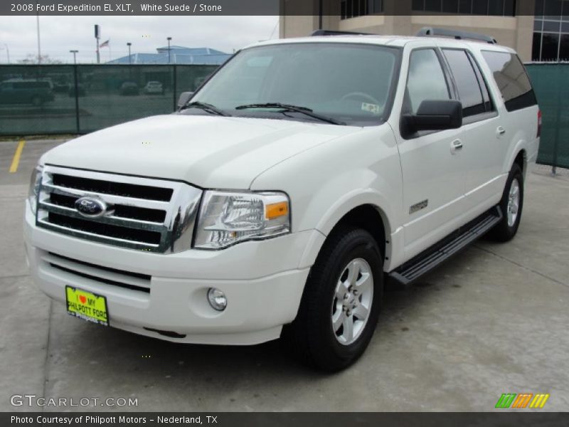 White Suede / Stone 2008 Ford Expedition EL XLT