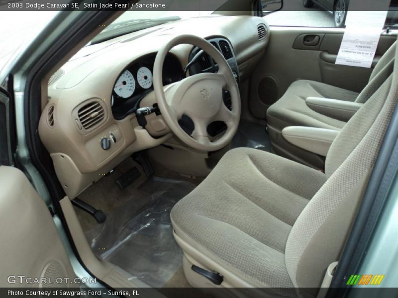 Sandstone Interior - 2003 Caravan SE 