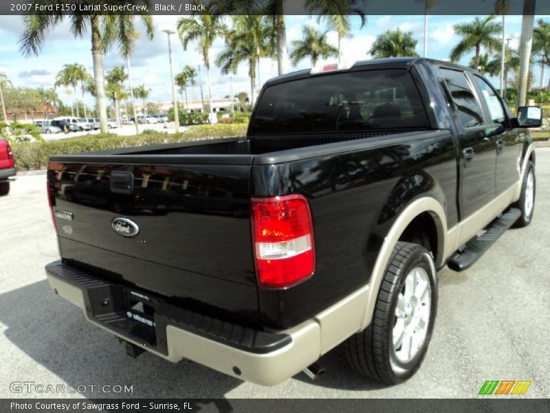 Black / Black 2007 Ford F150 Lariat SuperCrew