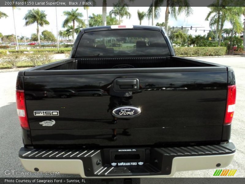 Black / Black 2007 Ford F150 Lariat SuperCrew