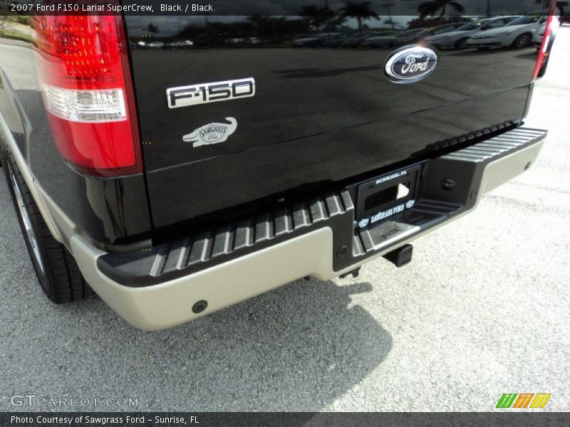Black / Black 2007 Ford F150 Lariat SuperCrew