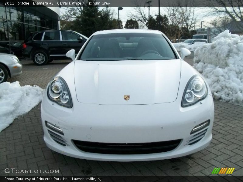 Carrara White / Platinum Grey 2011 Porsche Panamera 4S