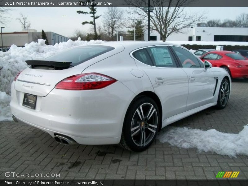 Carrara White / Platinum Grey 2011 Porsche Panamera 4S