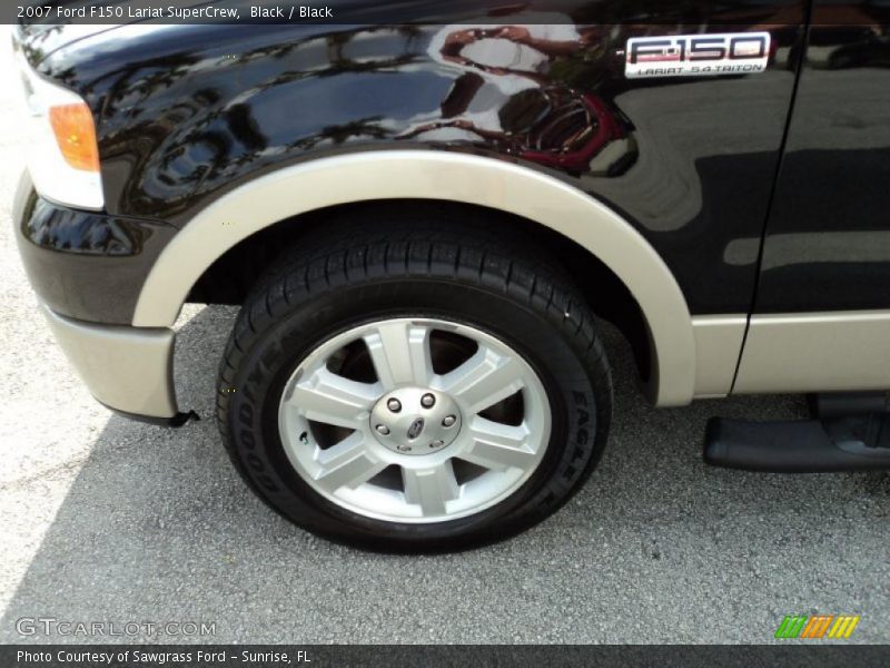 Black / Black 2007 Ford F150 Lariat SuperCrew