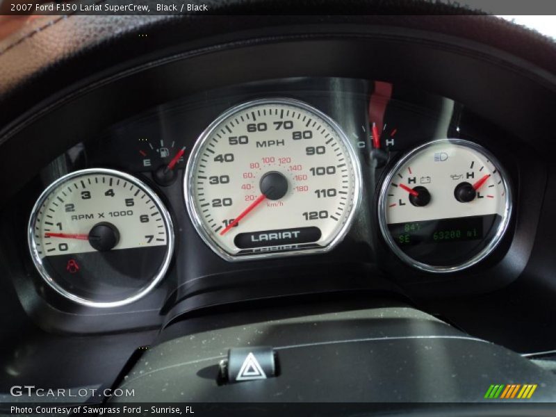 Black / Black 2007 Ford F150 Lariat SuperCrew