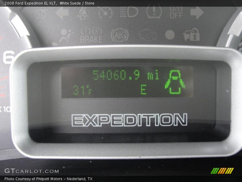 White Suede / Stone 2008 Ford Expedition EL XLT