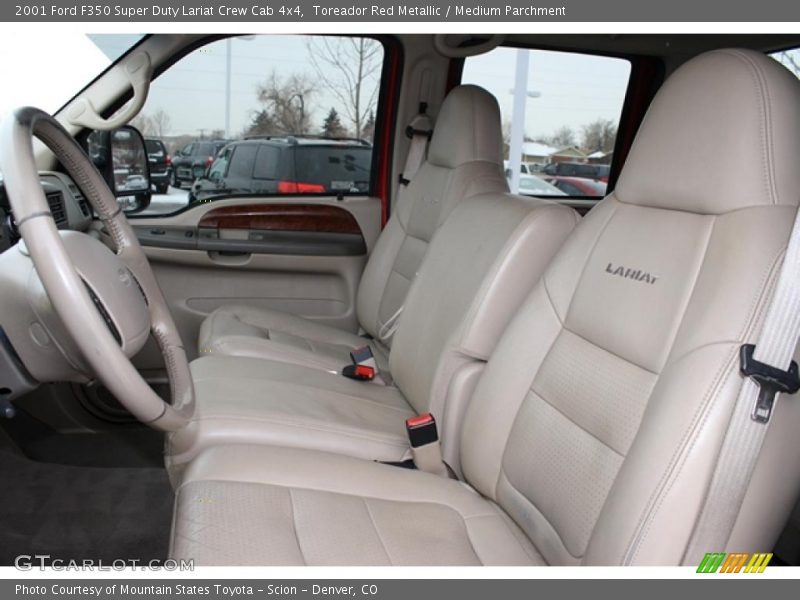  2001 F350 Super Duty Lariat Crew Cab 4x4 Medium Parchment Interior