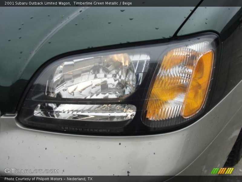 Timberline Green Metallic / Beige 2001 Subaru Outback Limited Wagon