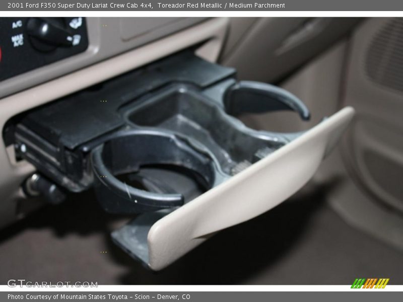 Toreador Red Metallic / Medium Parchment 2001 Ford F350 Super Duty Lariat Crew Cab 4x4