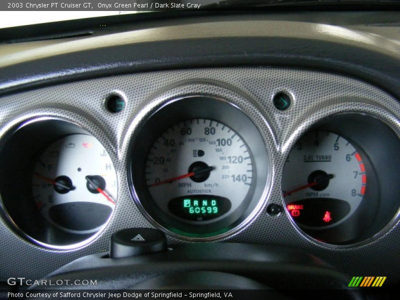 Onyx Green Pearl / Dark Slate Gray 2003 Chrysler PT Cruiser GT