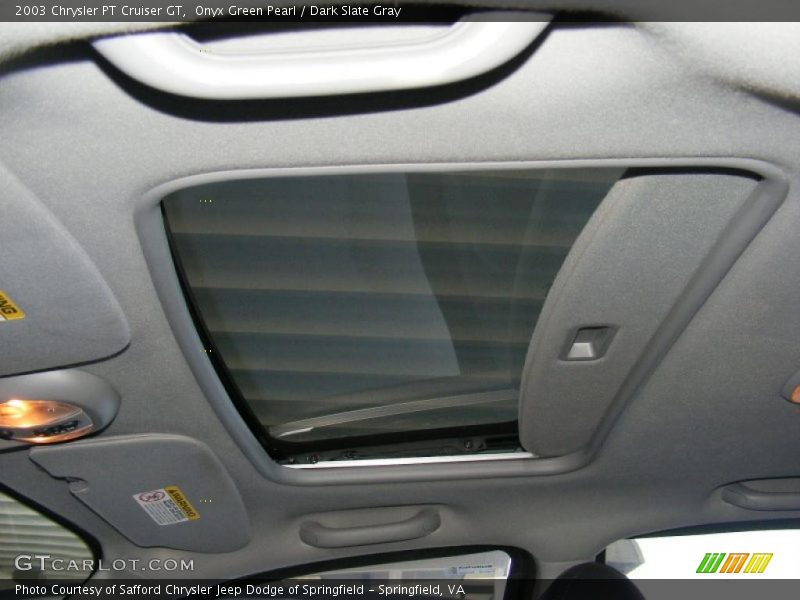 Onyx Green Pearl / Dark Slate Gray 2003 Chrysler PT Cruiser GT
