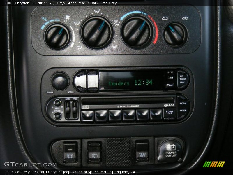 Controls of 2003 PT Cruiser GT