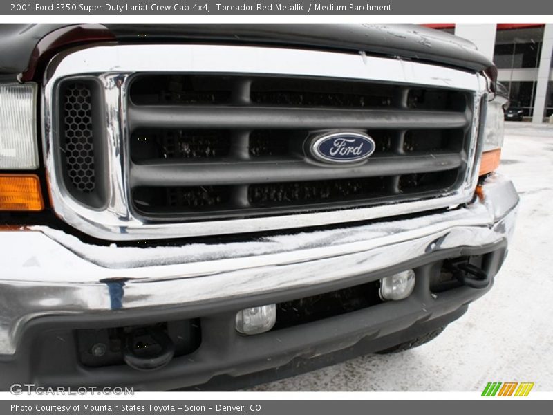 Toreador Red Metallic / Medium Parchment 2001 Ford F350 Super Duty Lariat Crew Cab 4x4
