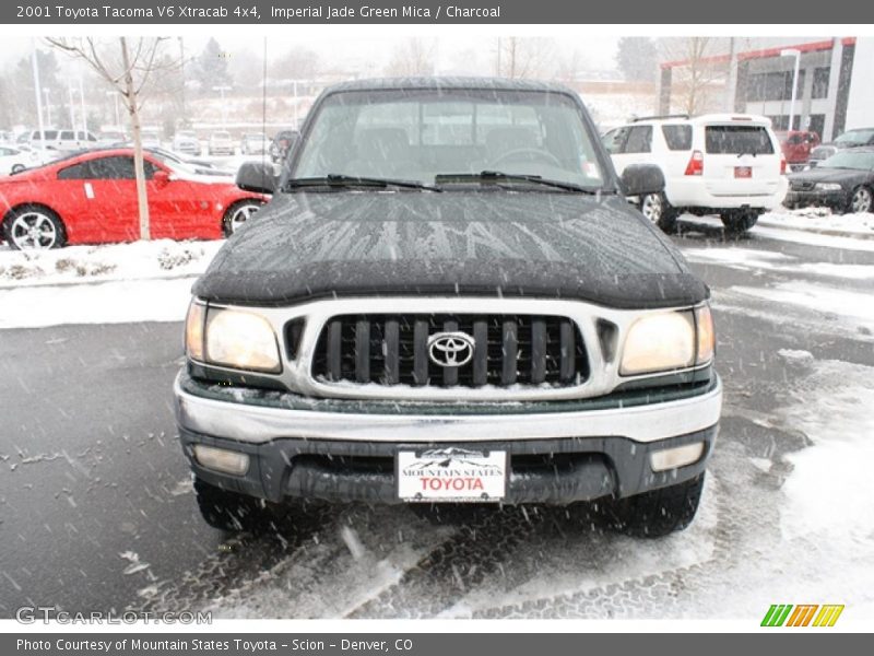 Imperial Jade Green Mica / Charcoal 2001 Toyota Tacoma V6 Xtracab 4x4