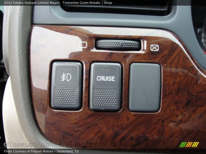 Timberline Green Metallic / Beige 2001 Subaru Outback Limited Wagon