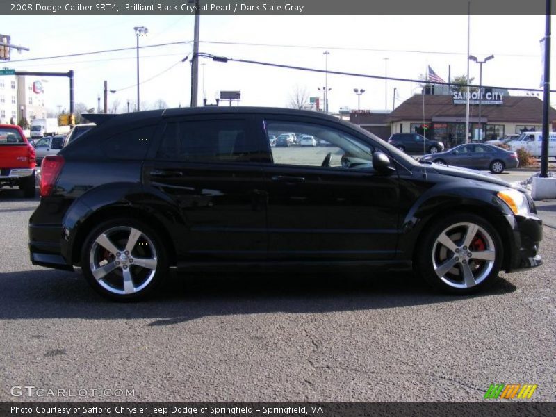 Brilliant Black Crystal Pearl / Dark Slate Gray 2008 Dodge Caliber SRT4