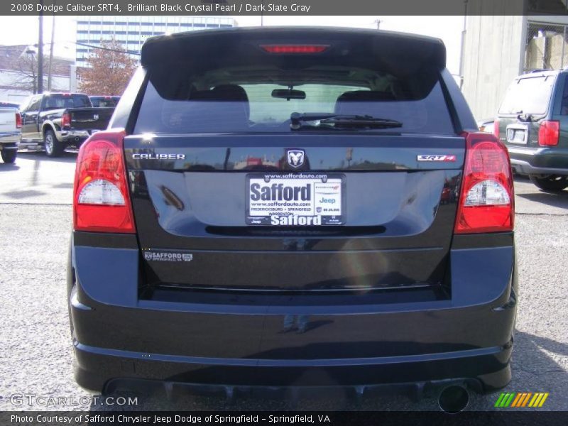 Brilliant Black Crystal Pearl / Dark Slate Gray 2008 Dodge Caliber SRT4
