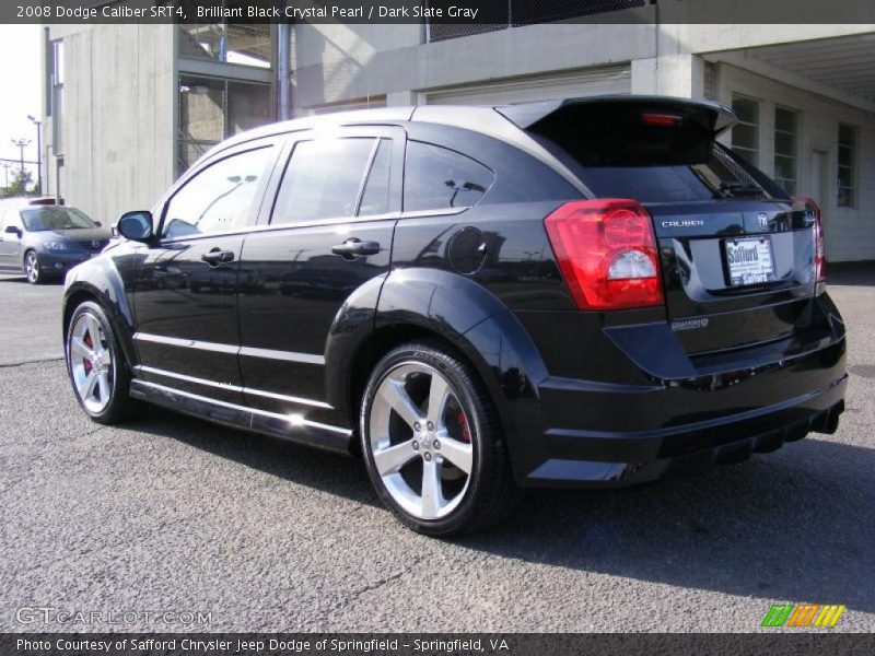 Brilliant Black Crystal Pearl / Dark Slate Gray 2008 Dodge Caliber SRT4