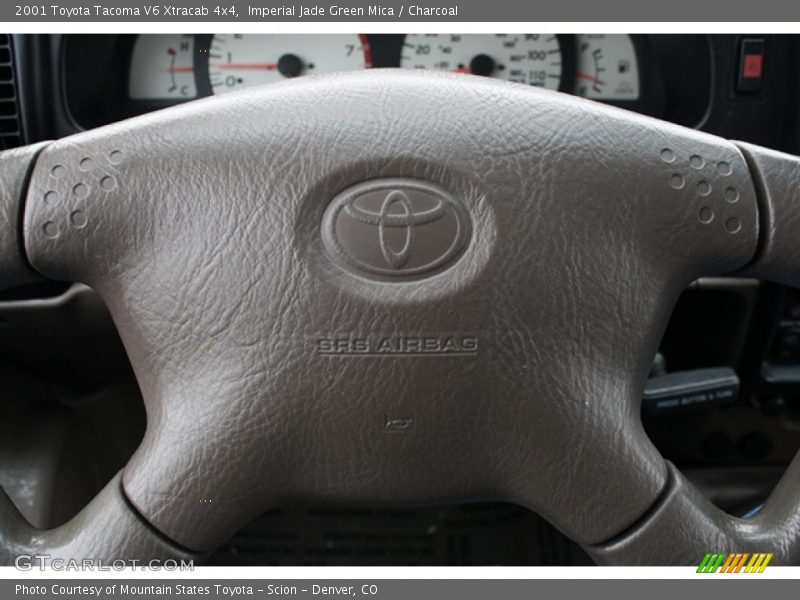 Imperial Jade Green Mica / Charcoal 2001 Toyota Tacoma V6 Xtracab 4x4