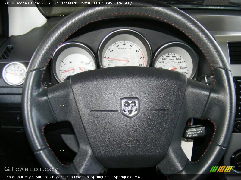 Brilliant Black Crystal Pearl / Dark Slate Gray 2008 Dodge Caliber SRT4