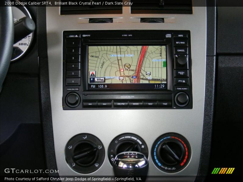 Brilliant Black Crystal Pearl / Dark Slate Gray 2008 Dodge Caliber SRT4