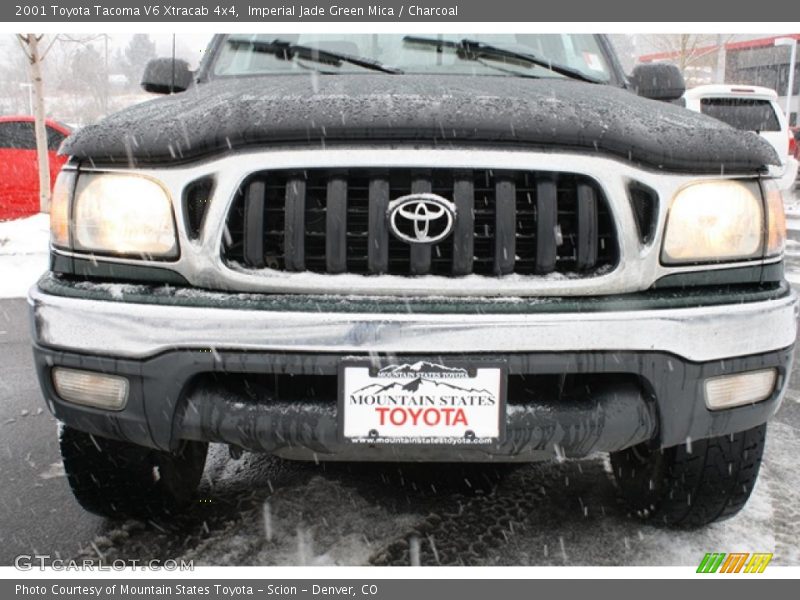 Imperial Jade Green Mica / Charcoal 2001 Toyota Tacoma V6 Xtracab 4x4