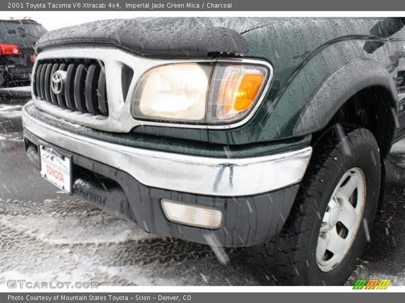Imperial Jade Green Mica / Charcoal 2001 Toyota Tacoma V6 Xtracab 4x4
