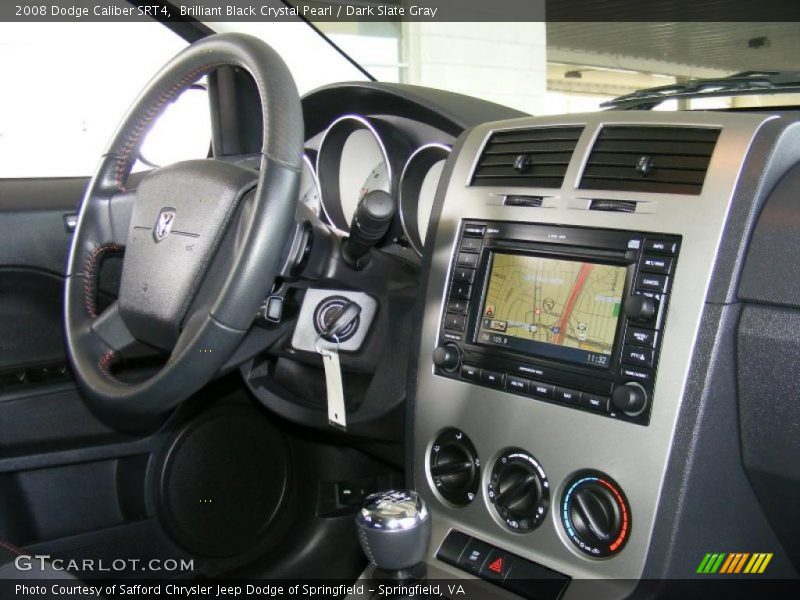 Brilliant Black Crystal Pearl / Dark Slate Gray 2008 Dodge Caliber SRT4