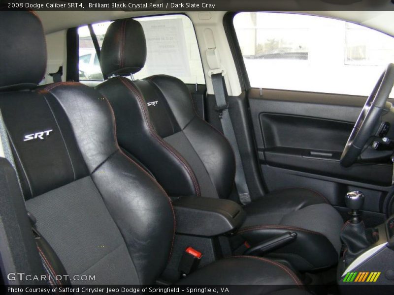 Brilliant Black Crystal Pearl / Dark Slate Gray 2008 Dodge Caliber SRT4