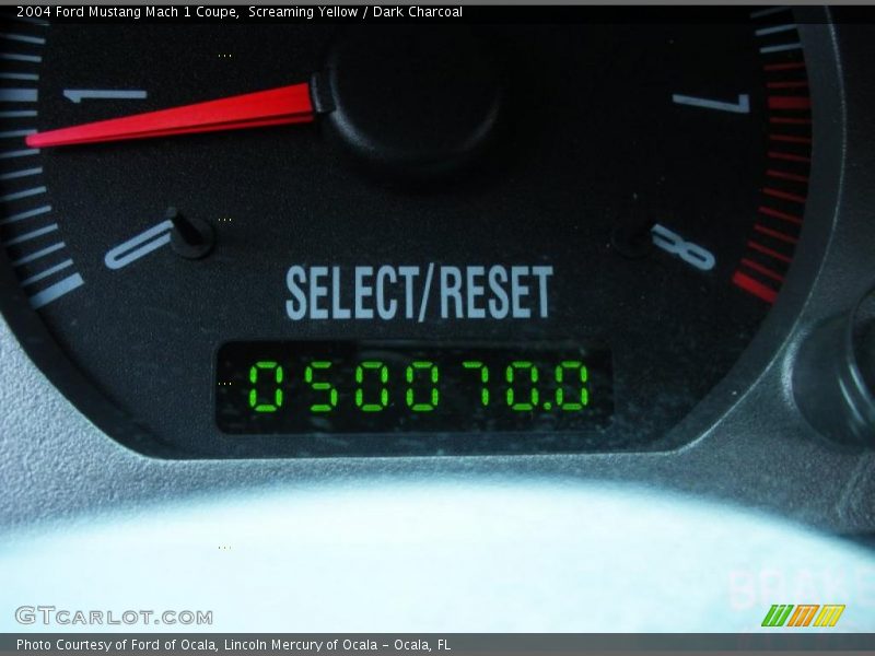 Screaming Yellow / Dark Charcoal 2004 Ford Mustang Mach 1 Coupe