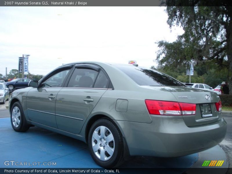 Natural Khaki / Beige 2007 Hyundai Sonata GLS