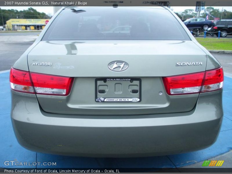 Natural Khaki / Beige 2007 Hyundai Sonata GLS