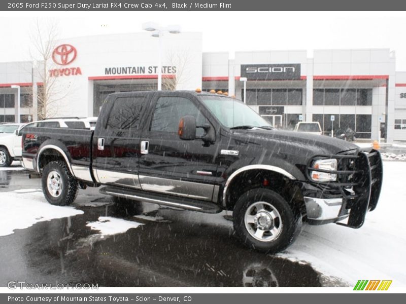 Black / Medium Flint 2005 Ford F250 Super Duty Lariat FX4 Crew Cab 4x4