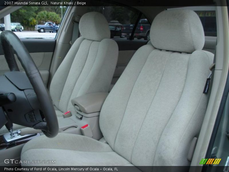 Natural Khaki / Beige 2007 Hyundai Sonata GLS
