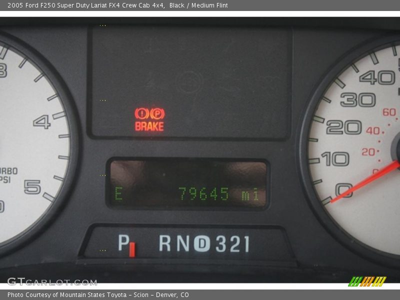 Black / Medium Flint 2005 Ford F250 Super Duty Lariat FX4 Crew Cab 4x4