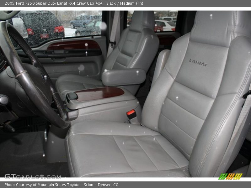 Black / Medium Flint 2005 Ford F250 Super Duty Lariat FX4 Crew Cab 4x4