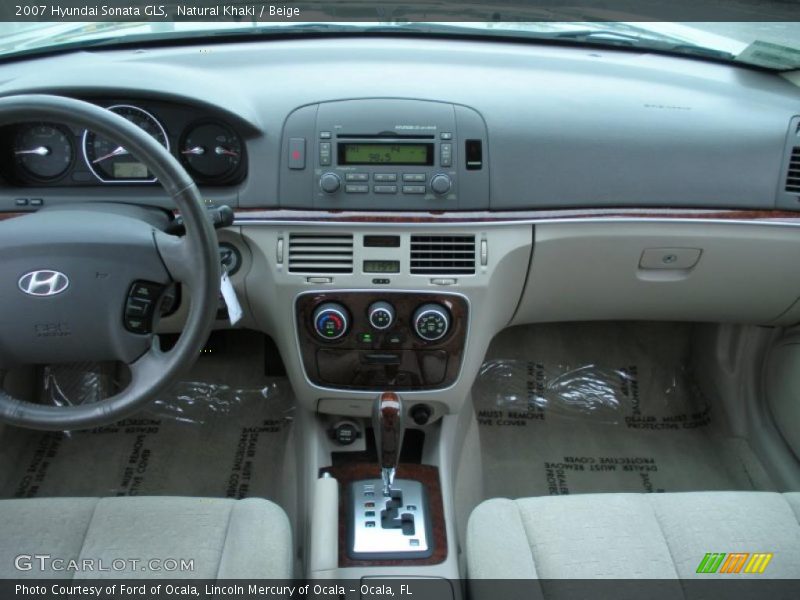 Natural Khaki / Beige 2007 Hyundai Sonata GLS