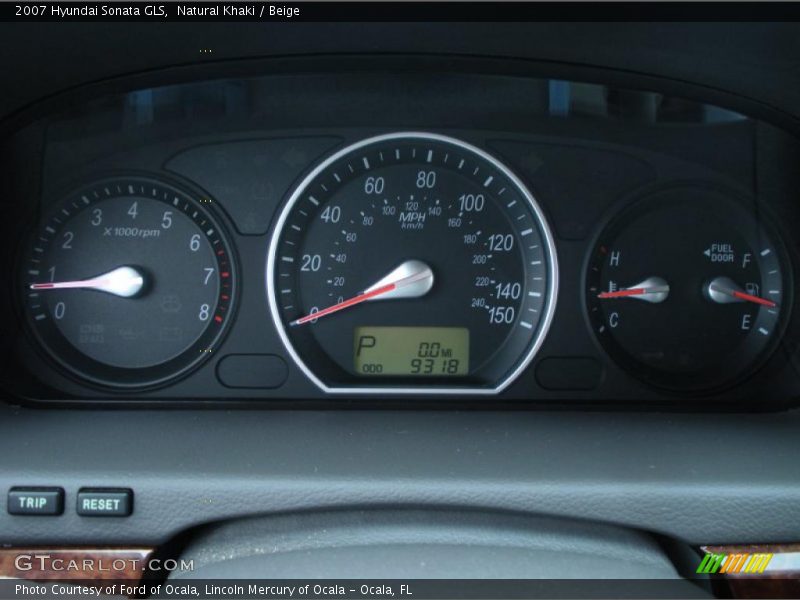 Natural Khaki / Beige 2007 Hyundai Sonata GLS