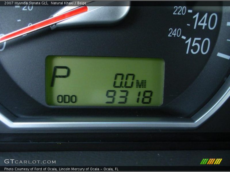 Natural Khaki / Beige 2007 Hyundai Sonata GLS