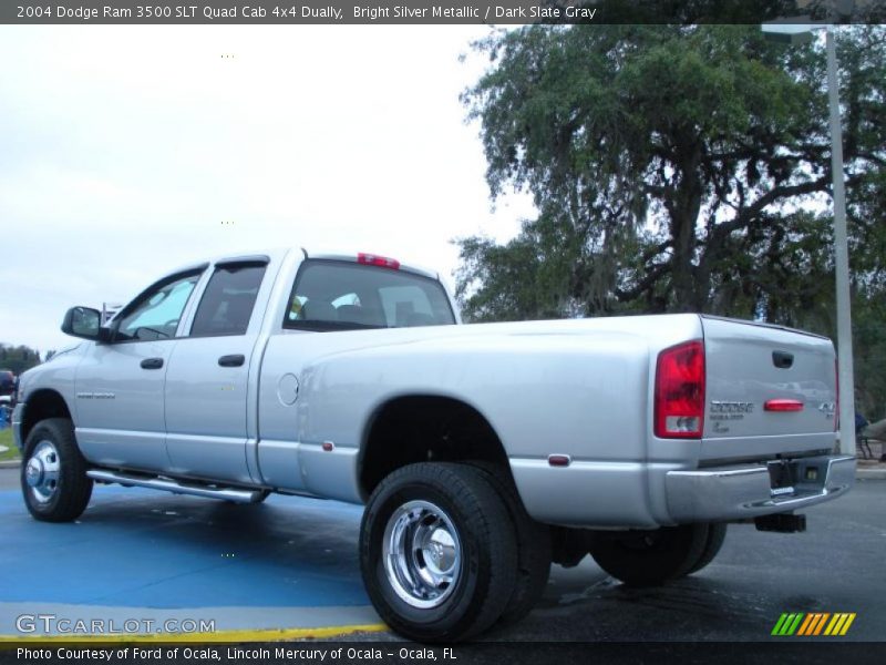  2004 Ram 3500 SLT Quad Cab 4x4 Dually Bright Silver Metallic